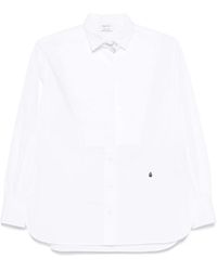McQueen - Camicia Con Inserto Plissettato - Lyst