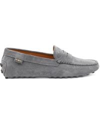 Tod's - スエード ローファー - Lyst