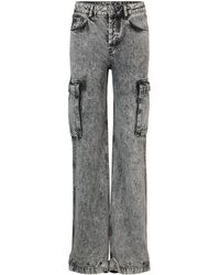 HUGO - X Bella Poarch Gebella Straight-leg Jeans - Lyst