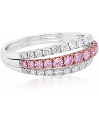 HYT Jewelry - 18Kt Gouden Argyle Ring Met Diamant - Lyst