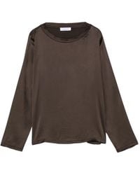 Daniele Fiesoli - Satin-Finish Long-Sleeve T-Shirt - Lyst