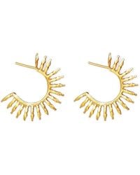Ottoman Hands - Aylin Hoop Earrings - Lyst