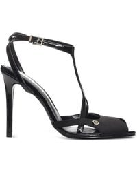 Just Cavalli - Peep-Toe Heeled Sandals - Lyst