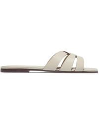 Bernardo - Oxford Woven Flat Sandals - Lyst