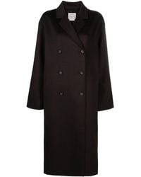 Totême - Signature Double-breasted Wool Coat - Lyst