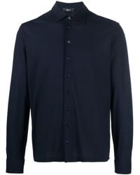 Herno - Spread-collar Cotton Shirt - Lyst