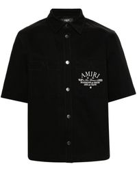 Amiri - Arts District Short Sleeve Camp Shirt - Lyst