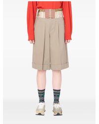 Kolor - Geplooide Shorts Met Vlakken - Lyst