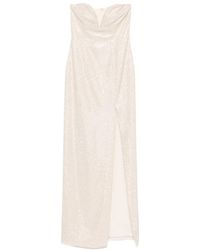 Roland Mouret - Diamante-Embellished Maxi Dress - Lyst