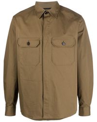 ZEGNA - Chest Flap-pocket Detail Shirt - Lyst