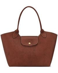Longchamp - Large Épure Shoulder Bag - Lyst