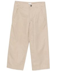 Brunello Cucinelli - Straight-Leg Cotton Trousers - Lyst