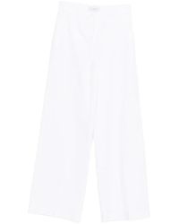Via Masini 80 - Pressed Crease Palazzo Pants - Lyst