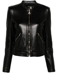 Patrizia Pepe - Panelled Faux-leather Jacket - Lyst