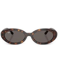 Ray-Ban - Oval-Frame Sunglasses - Lyst