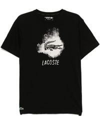 Lacoste - Ultra Dry Graphic Sport T-Shirt - Lyst