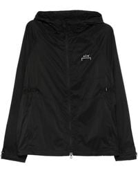 A_COLD_WALL* - Logo-Print Drawstring Hooded Jacket - Lyst