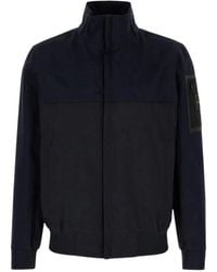 HUGO - Logo-Patch Zip-Up Jacket - Lyst