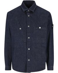Stone Island - Denim Shirt - Lyst