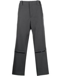 OAMC - Zip-detail Straight-leg Trousers - Lyst