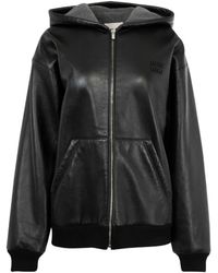 Miu Miu - Giacca Biker - Lyst