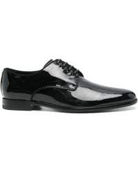 Dolce & Gabbana - Oxford-Schuhe Aus Lackleder - Lyst