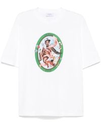 Off-White c/o Virgil Abloh - Fresco Oval Skate Short Sleeve Tee - Lyst