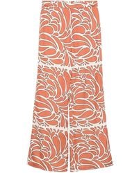 Twinset - Abstract-Print Pallazzo Pants - Lyst