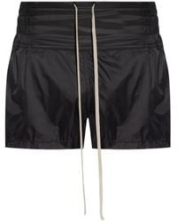 Rick Owens - Drawstring Elastic-Waist Shorts - Lyst
