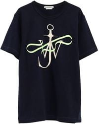 JW Anderson - Anchor-Graphic T-Shirt - Lyst