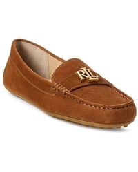 Ralph Lauren - Barnsbury Suede Loafers - Lyst