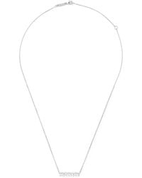 Suzanne Kalan - 18Kt Bar Diamond Necklace - Lyst