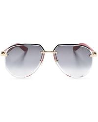 Cartier - C Decor Pilot-frame Sunglasses - Lyst