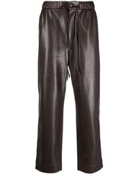 Nanushka - Jain Faux-Leather Trousers - Lyst