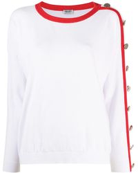 Liu Jo - Camiseta con detalle de botones - Lyst