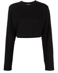 Cotton Citizen - Top corto con cuello redondo - Lyst