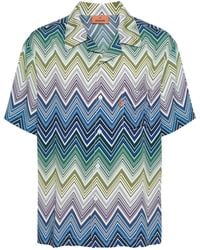 Missoni - Zigzag Short-sleeved Shirt - Lyst