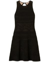 Twinset - Knitted Open Back Dress - Lyst