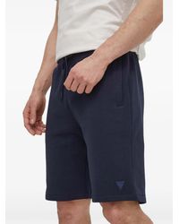 Guess - Logo-Patch Drawstring Shorts - Lyst