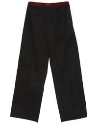 Plan C - Elasticated Trousers - Lyst