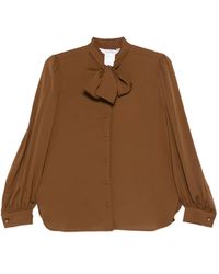 Max Mara - 'Melania' Silk Shirt - Lyst