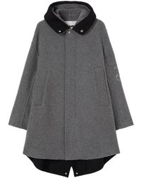 Jil Sander - Wool Parka With Hood - Lyst