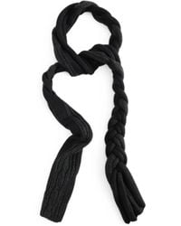 Y's Yohji Yamamoto - Braided Cable-Knit Scarf - Lyst