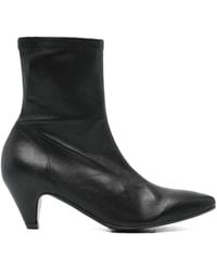 Roberto Del Carlo - Leather Pointed-Toe Boots - Lyst
