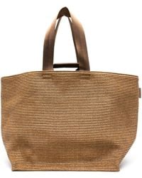 Sandro - Woven Straw Tote Bag - Lyst