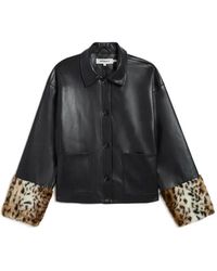 Apparis - Sobrecamisa Bobbie Con Motivo De Leopardo - Lyst