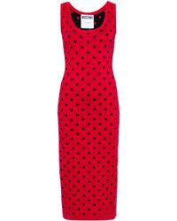 Moschino - Kleid mit Polka Dots - Lyst
