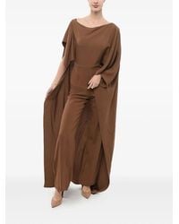‎Taller Marmo - Cape Draped Jumpsuit - Lyst