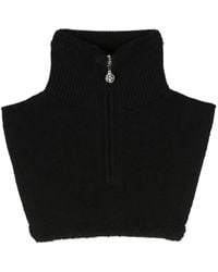 Barrie - Cashmere-Blend Zip-Up Collar - Lyst