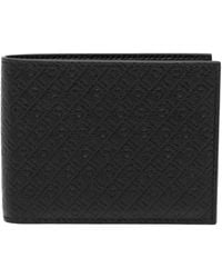 Ferragamo - Embossed-Monogram Leather Wallet - Lyst